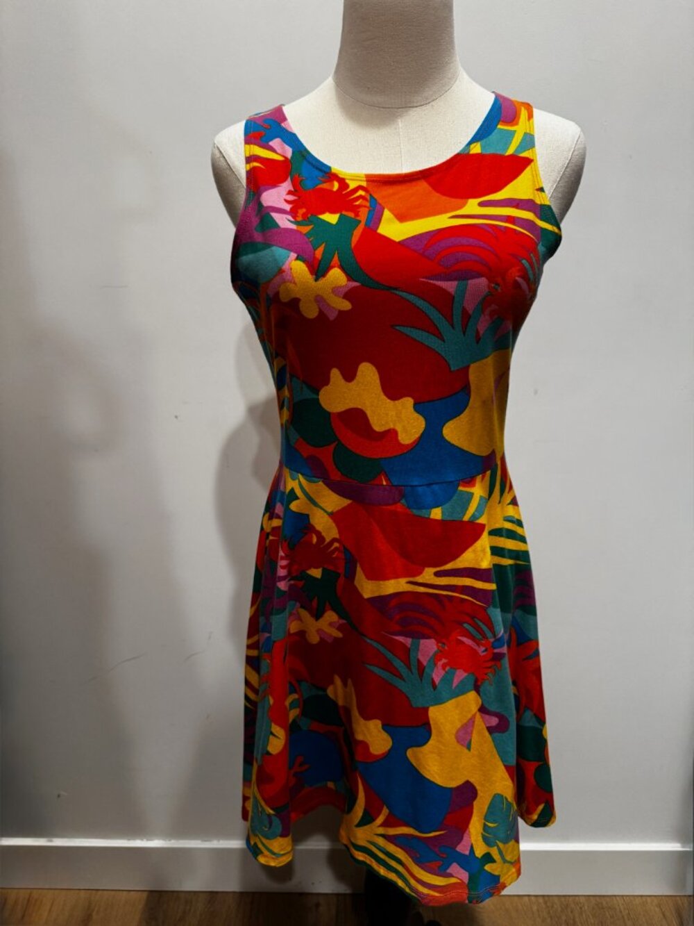 Nooworks Brenda Tropico Jersey Mini Dress Medium - Like New - Great for Summer! - Picture 3 of 8